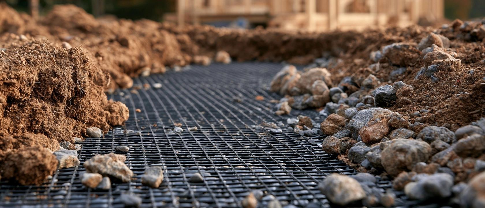 дренажна мембрана HDPE, захист гідроізоляції фундаменту, укладання дренажної мембрани