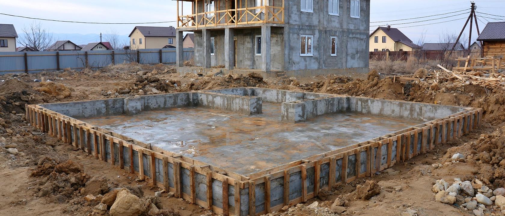 ширина підошви фундаменту розрахунок, розрахунок стрічкового фундаменту