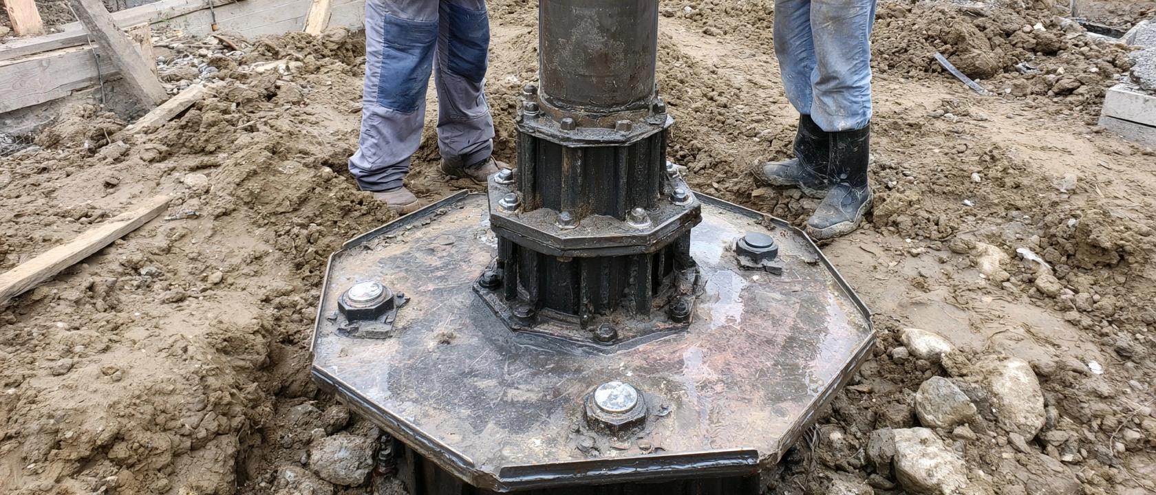 буронабивні палі, забивні палі, пальово-ростверковий фундамент