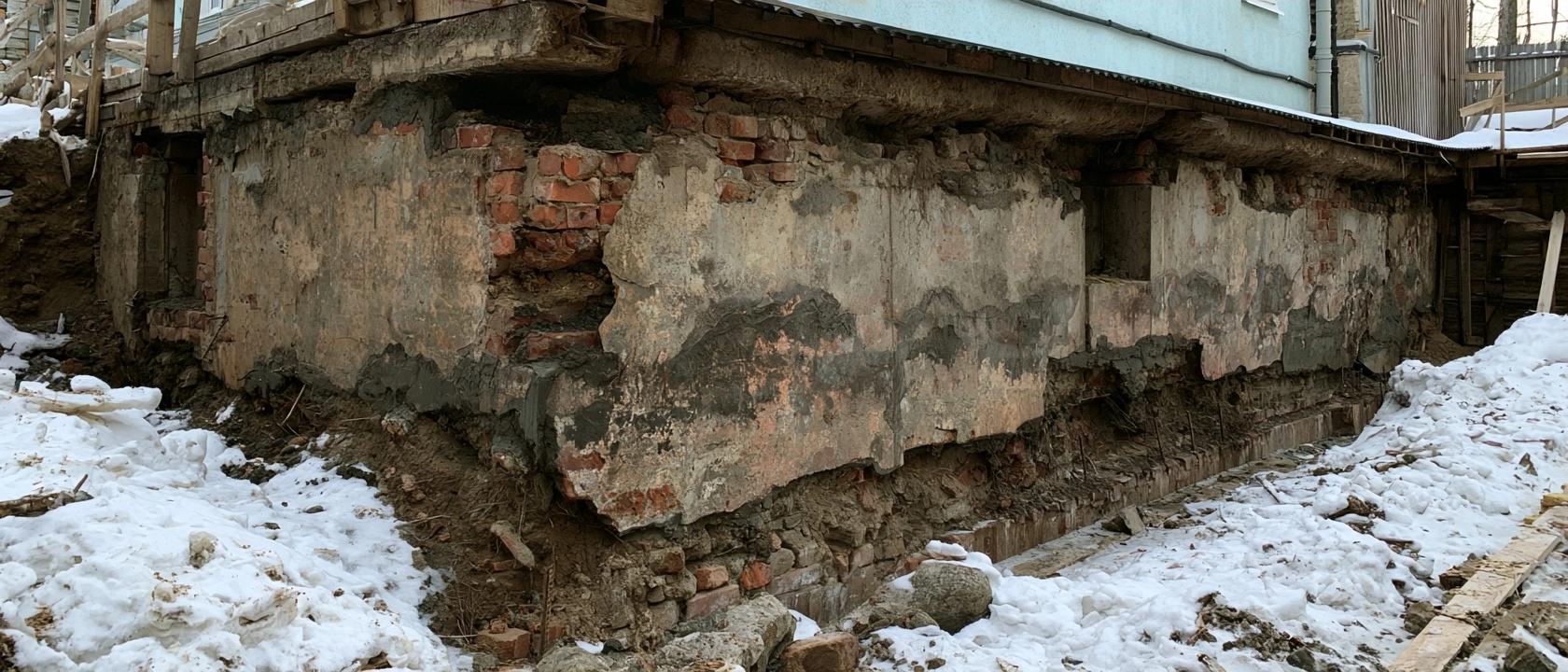 гідроізоляція фундаменту старого будинку, ремонт гідроізоляції фундаменту, захист старого фундаменту від вологи