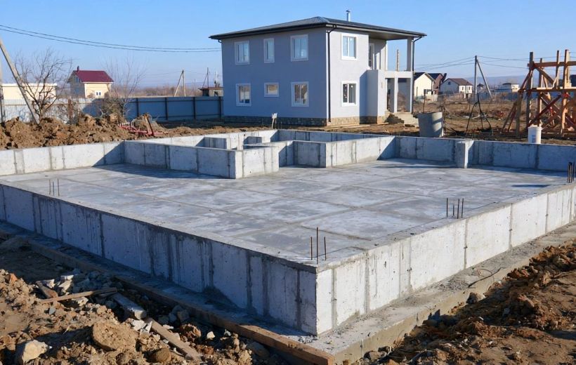 Види фундаменту для будівництва приватного будинку